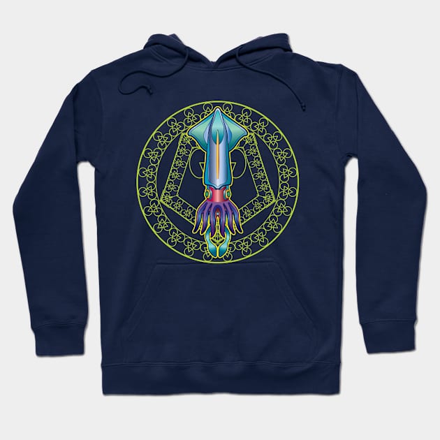 Mystical squid cumi2 Hoodie by Ferdow Afiz